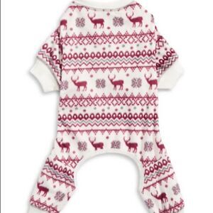 Pj Salvage Nordic Print Dog One-piece-natural-medium